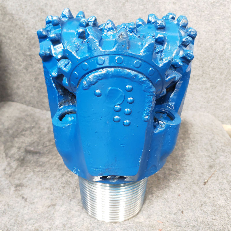 117 mm Mühlzahn-Roller-Lager-Bohrgerät mit drei Kegel-Karbid-Zähnen und Gummi-Dichtung