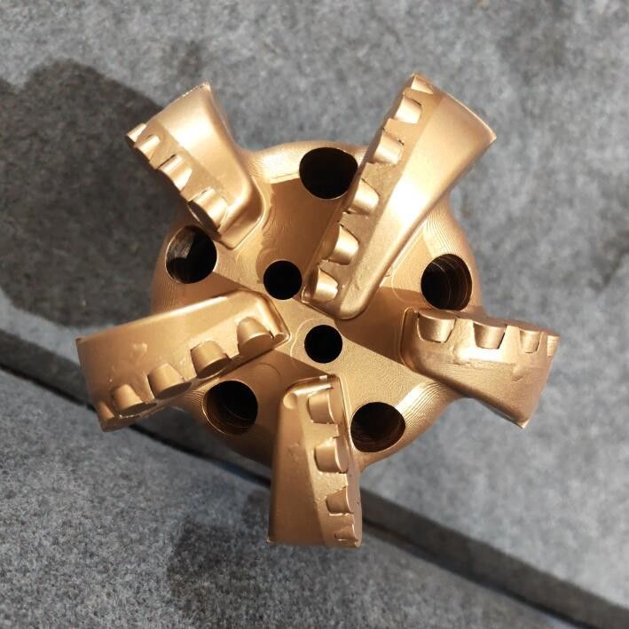 Individuelle 5 Wings Pile Basis Geologische Bohrungen Stahlkörper PDC Diamant Stück für Bohren
