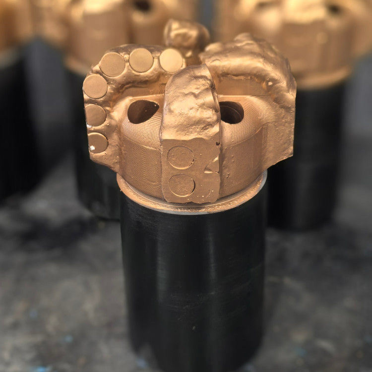 Individuelle 5 Wings Pile Basis Geologische Bohrungen Stahlkörper PDC Diamant Stück für Bohren